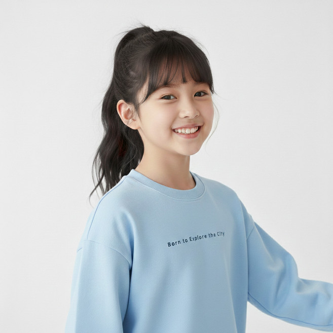 비아이주니어 로지쮸리 9부 맨투맨