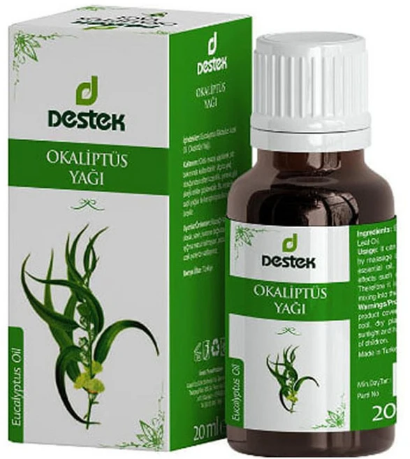 데스텍 터키 유칼립투스 아로마 에센셜 오일 원액 뚜껑 스포이드 타입 랜덤발송, 1개, 20ml - 쿠팡