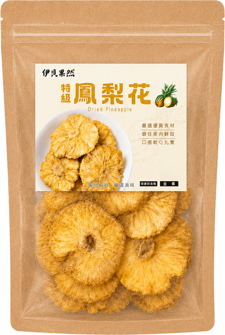 EBE PURE 伊貝果然 特級鳳梨花, 1個, 180g