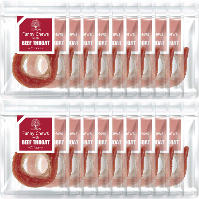 더내추럴 강아지 퍼니츄 소울대 링타입 S, 치킨맛, 13g, 20개