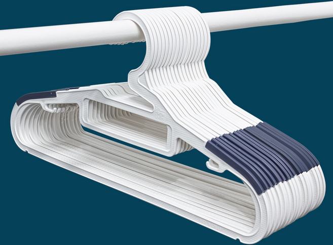 아임홈리빙 화이트라인 논슬립 행거, 퍼플, 50개