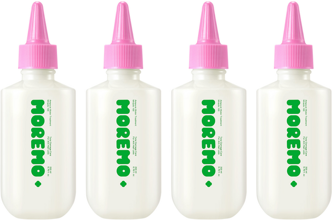 moremo 安瓶水感奇蹟100護髮素, 200ml, 4個