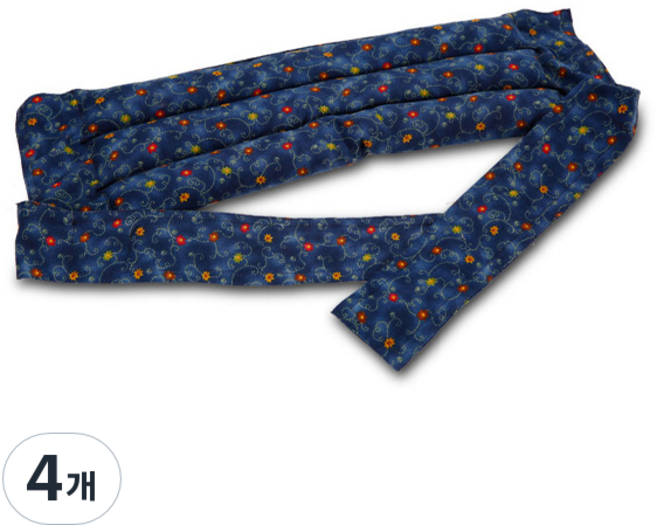 에코숲라이프 편백나무 허브 황토 팥 허리 복부 찜질팩 소, 4개