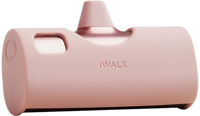 Iwalk Battery Twins 雙頭口袋電源附保護套 83 x 35 x 48mm, LPX001-013A, 粉色
