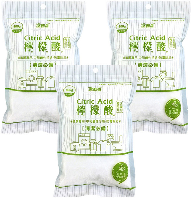室翲香 檸檬酸, 800g, 3包