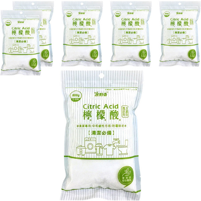 室翲香 檸檬酸, 800g, 6包