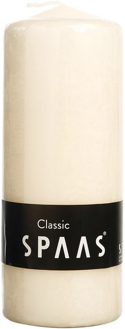 스파스 실린더 원기둥 양초 8 x 20 cm, 무향, 750g, 1개