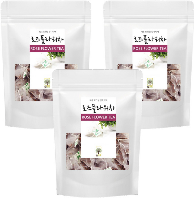 삼각티백 로즈플라워차, 500mg, 100개입, 3개