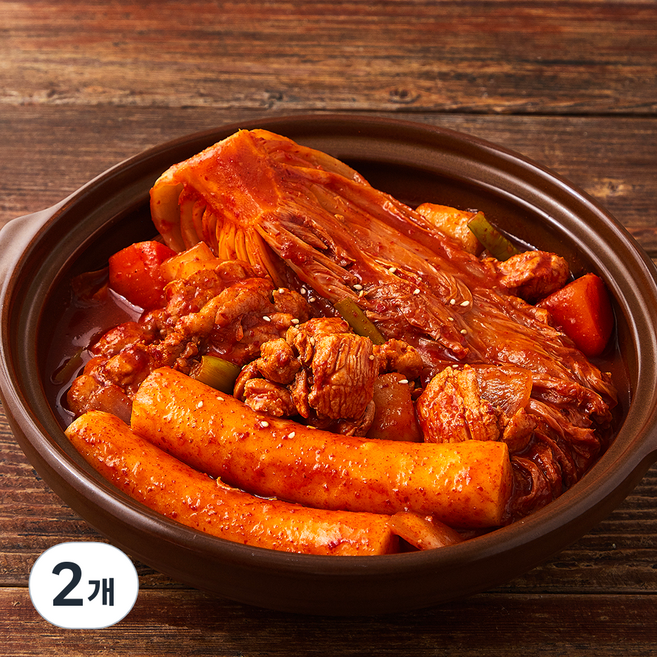 푸드어셈블 묵은지 순살 닭도리탕 3인분, 1.48kg, 2개