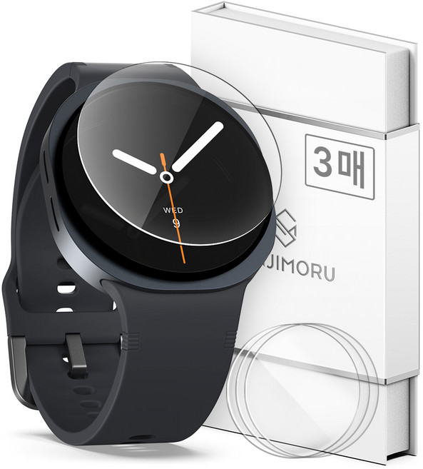 신지모루 풀커버 전면 강화유리 액정보호필름 3p 세트, 1개