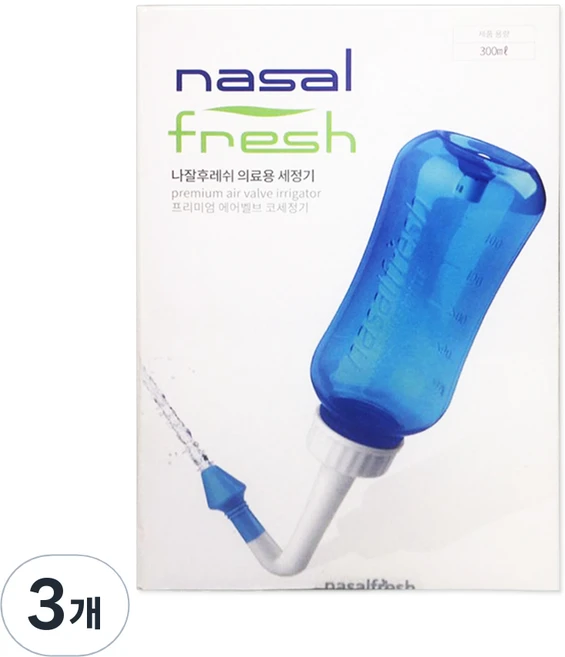 나잘후레쉬 의료용 세정기, 3개 - 쿠팡