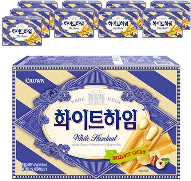 쵸코하임 크라운 화이트 하임, 142g, 10개