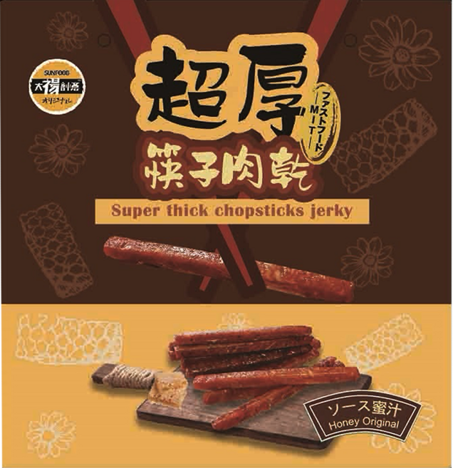 SUNFOOD 太禓食品 超厚筷子肉乾伴手禮盒 蜜汁, 240g, 1盒