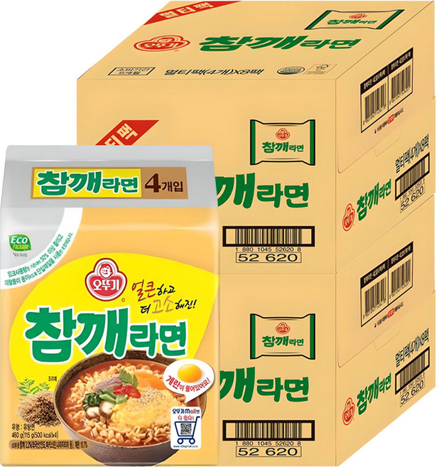 오뚜기 참깨라면 115g, 64개