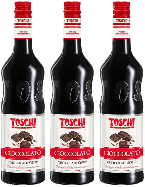 토스키 초콜렛향 시럽, 1L, 3개