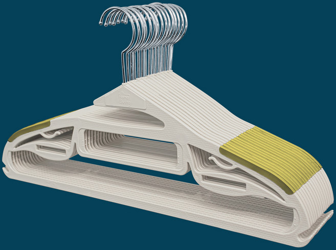 아임홈리빙 논슬립 회전형 지니 옷걸이, 그린, 50개