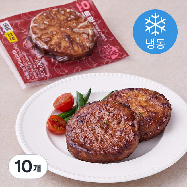 네네치킨 네꼬닭 닭가슴살 오트밀 스테이크 데리야끼맛 (냉동), 100g, 10개