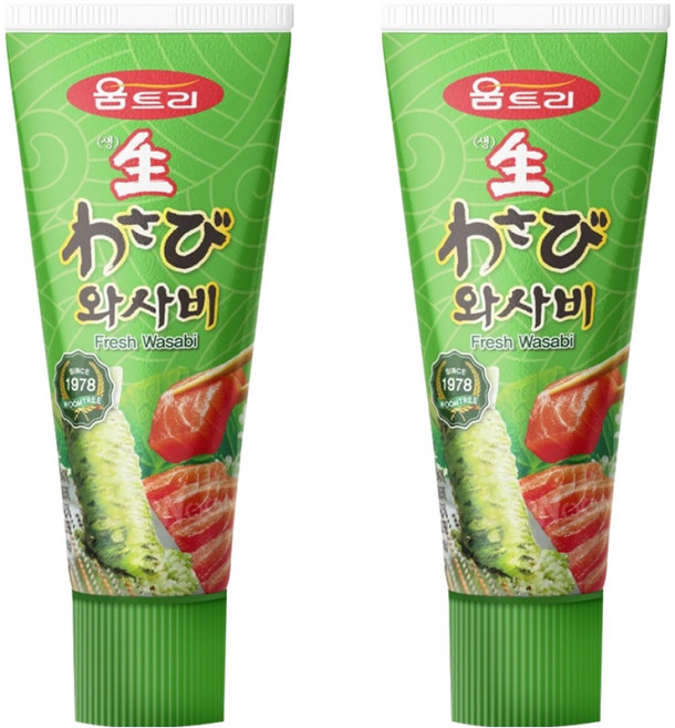 움트리 생 와사비, 120g, 2개