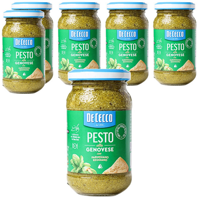 데체코 바질 페스토, 190g, 6개