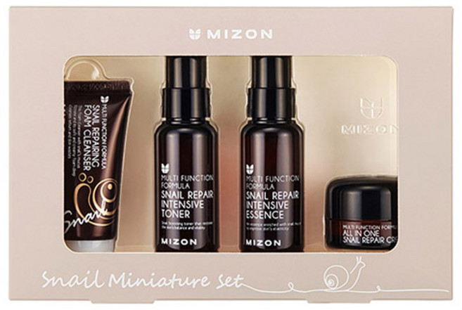 MIZON 蝸牛護理系列旅行4件組, 1組