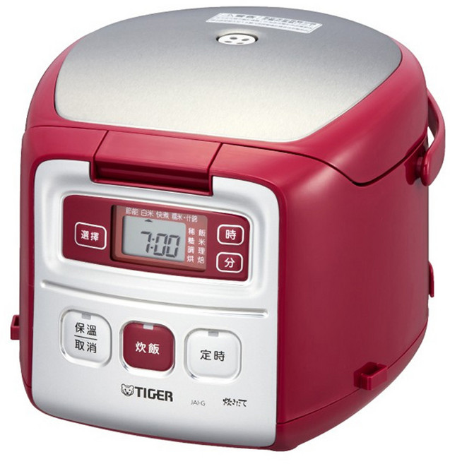 TIGER 虎牌 微電腦電子鍋 JAI-G55R, 紅色