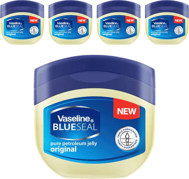 Vaseline 凡士林 潤膚膏, 原味, 50ml, 5罐