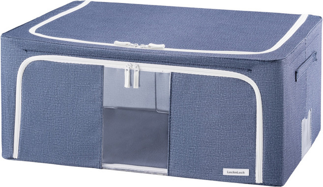 락앤락 옷정리가 쉬워지는 리빙박스 LLB796, 블루(LLB796BLU), 1개