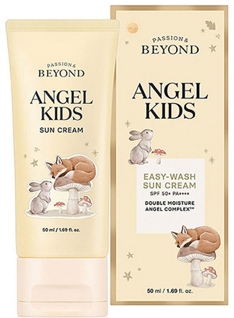 PASSION&BEYOND Angel Kids易清洗防曬乳 SPF50+ PA++++, 50ml, 1條