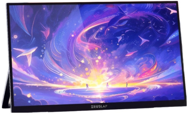 제우스랩 OLED 60Hz 터치식 포터블 모니터, 35.7cm, OL133ED
