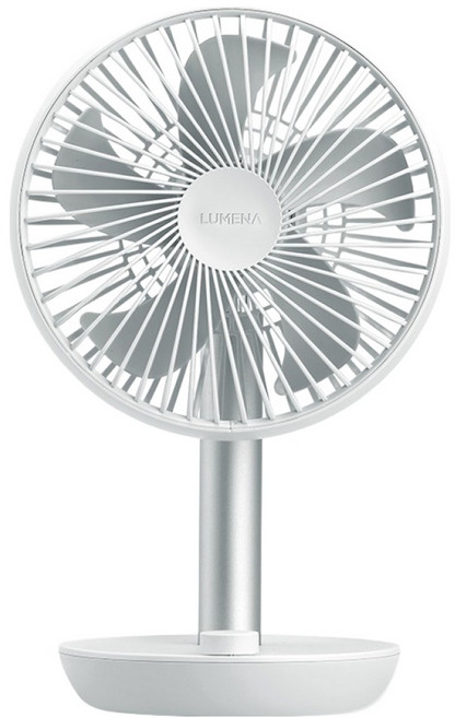 루메나 무선 탁상용선풍기, FAN-STAND3Z, 스카이 화이트