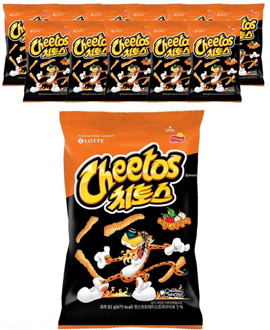 치토스 매콤달콤한맛, 82g, 12개