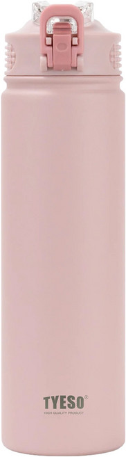 TYESO 泰碩 二代吸管提環杯, 1個, 750ml, 粉色