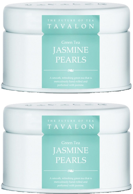 타바론 자스민 펄 녹차 미디움 틴, 60g, 2개, 1개입