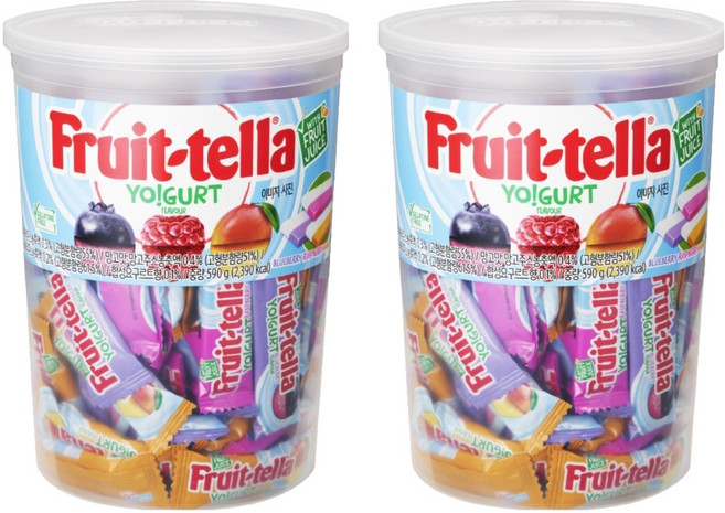 후르트텔라 요구르트향, 590g, 2개