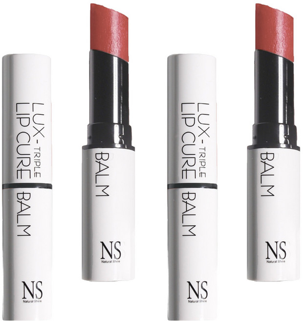 네츄럴샤인 럭스 트리플 글로시 립큐어밤, 헤스티아, 5g, 2개