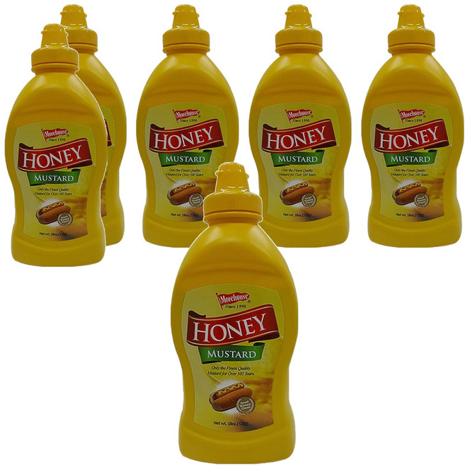 모어하우스 허니 머스타드, 538g, 6개