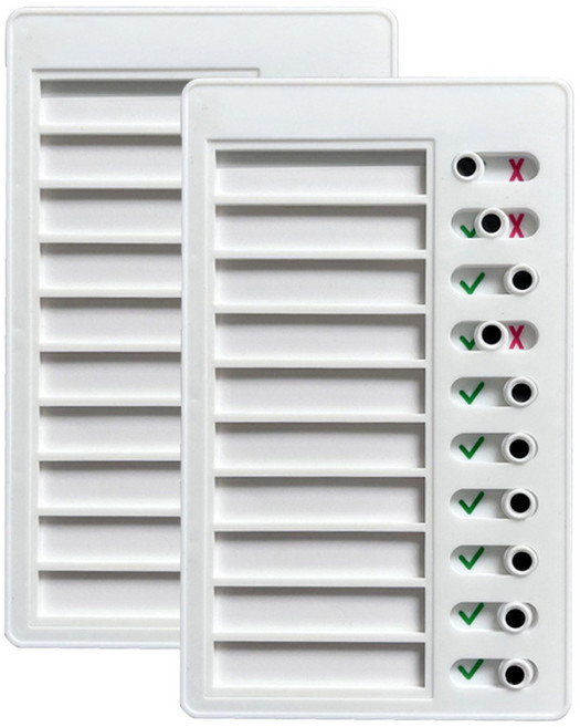 마다꾸미 스케줄 체크리스트 보드판 2p, 무지, 1세트