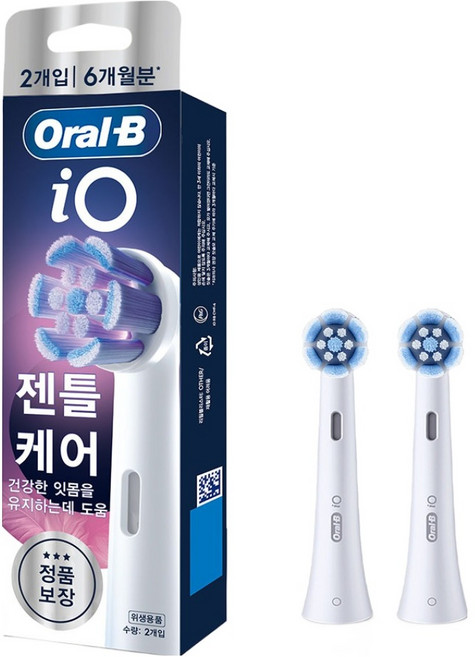 Oral-B 歐樂B iO 電動牙刷 替換刷頭, 溫和護理, 2個