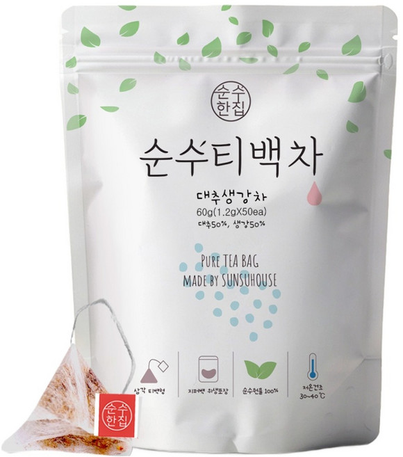 순수한집 대추생강차, 1.2g, 50개입, 1개
