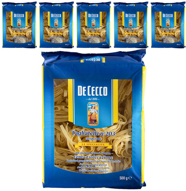 데체코 딸리아뗄레 파스타, 500g, 6개