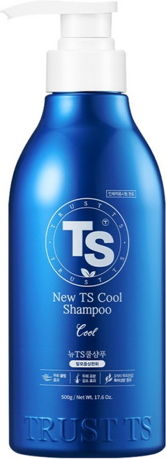 TS 뉴 쿨 탈모증상완화 샴푸, 500g, 1개
