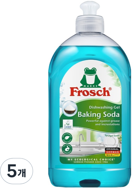 프로쉬 베이킹소다 주방세제, 500ml, 5개
