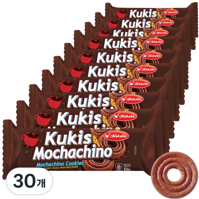 코코라 코콜라 모카치노 링 쿠키, 30개, 60g