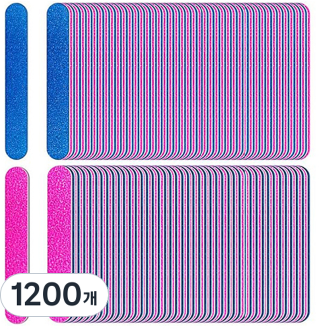 OON 대용량 우드 파일, 1200개, 혼합색상