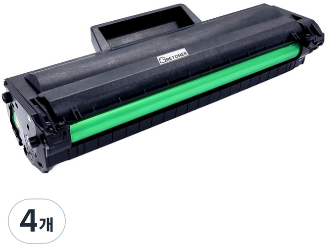 그래토너 삼성 MLT-K200L 호환 대용량 재생 토너, 검정, 4개