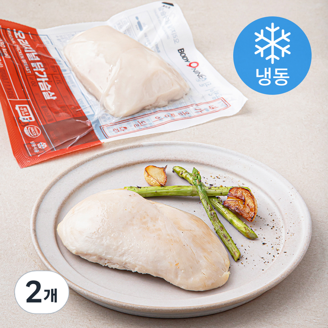 바디나인 내가 몸짱이 될 오리지널 닭가슴살 (냉동), 150g, 1개입, 2개