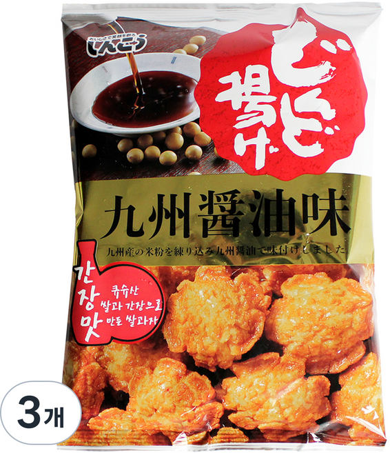 신코 돈도아게 큐슈 간장맛, 85g, 3개