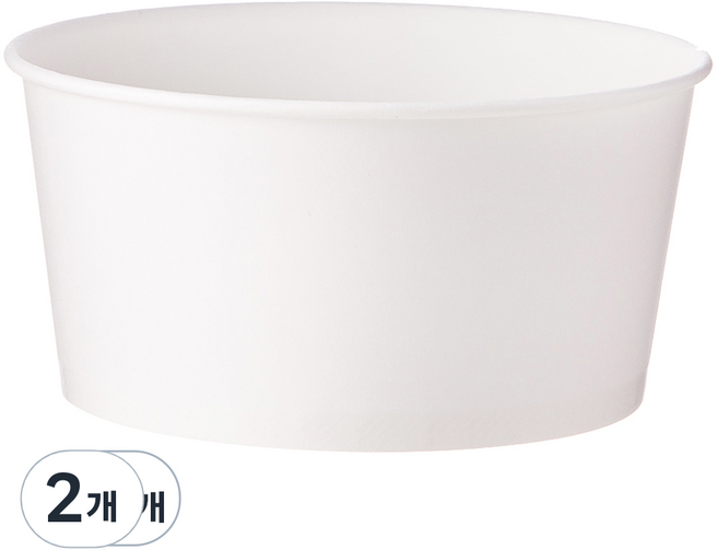 탐사 고평량 무인쇄 종이용기 520ml, 60개입, 2개