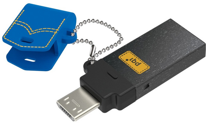 pqi 勁永 Connect 301 USB隨身碟 T001V Deep Blue, 64GB, 1個