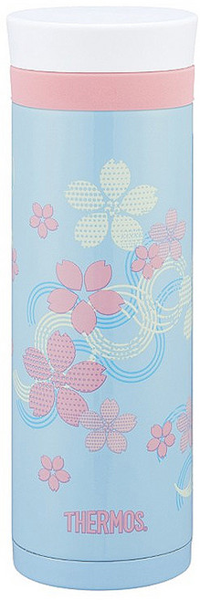 THERMOS 膳魔師 300ml 不鏽鋼真空保溫杯, 夢幻彩櫻, 1個